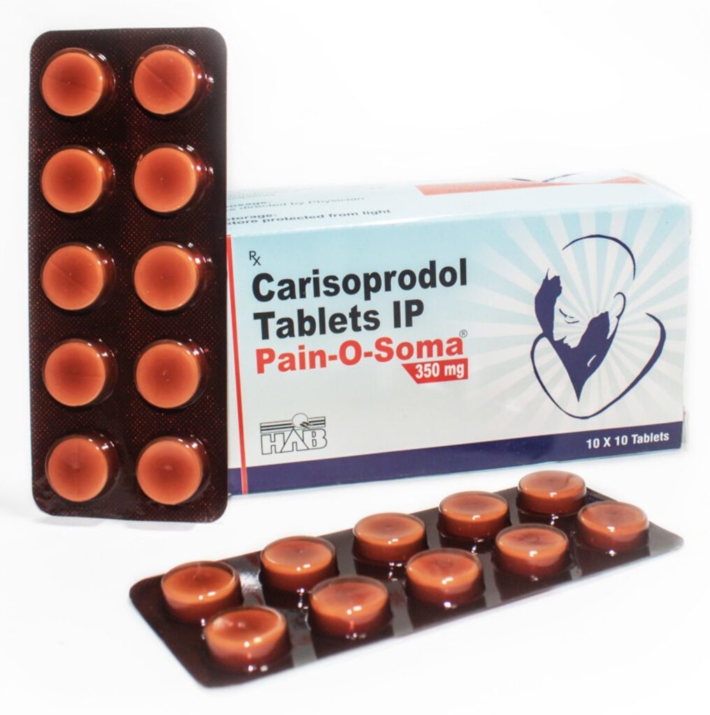 Pain O Soma 350mg Carisoprodol Tablet